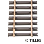 Tillig 85136 - H0 Stahlschwellenflexgleis, Länge 470 mm